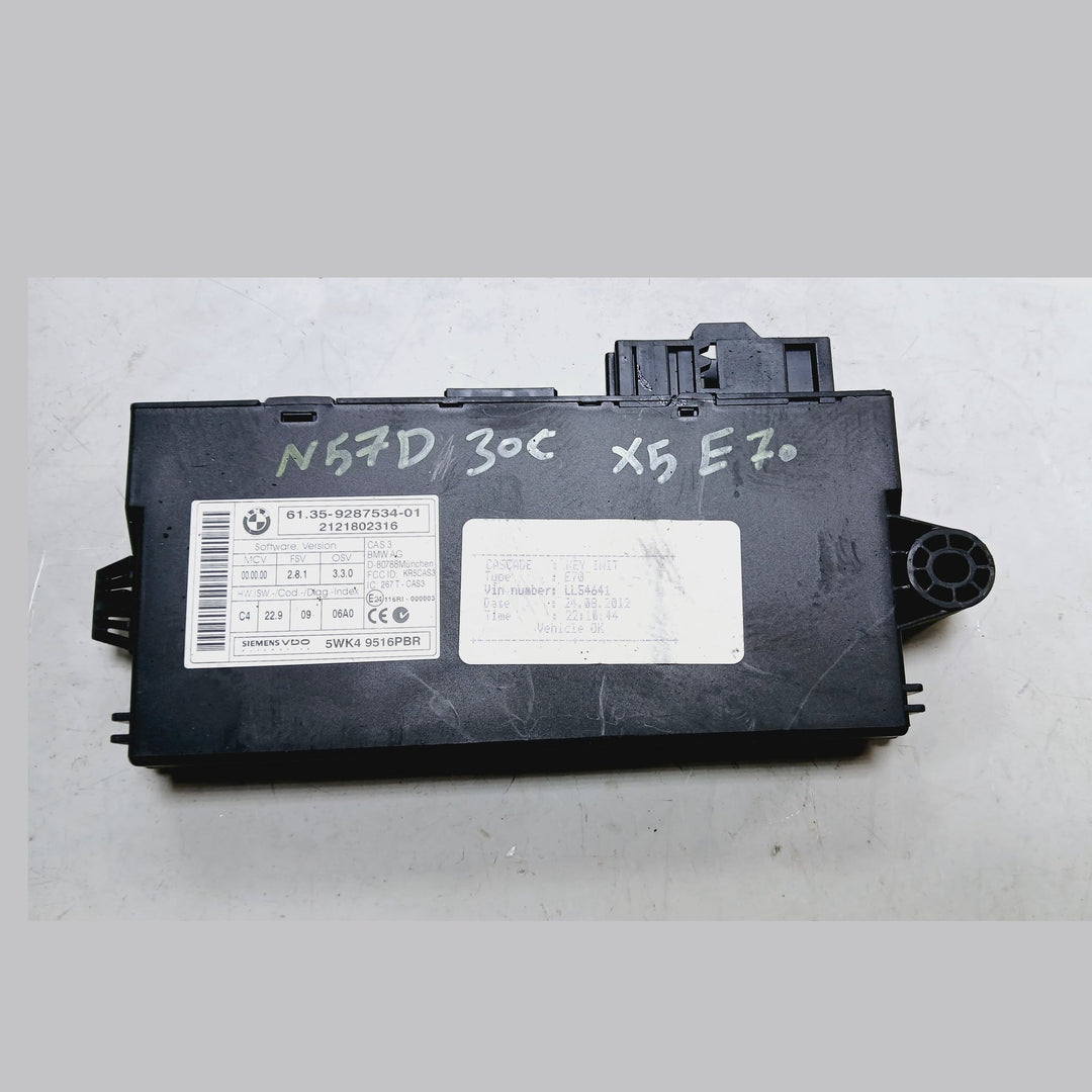 BMW X5 E70 N57D ENGINE CONTROL UNIT ECU KIT DDE 8519147
