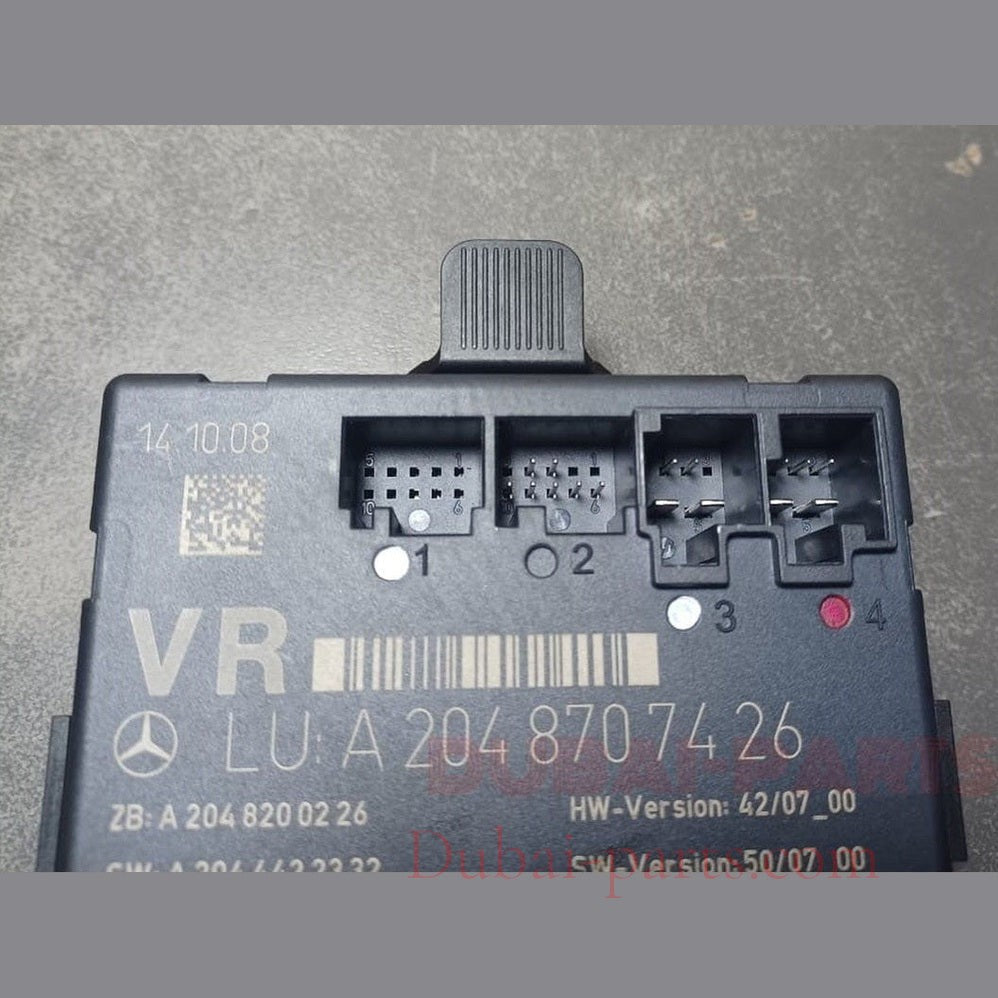 08-15 Mercedes W204 C-Class Front Right Door Control Module A204 8707426 OEM