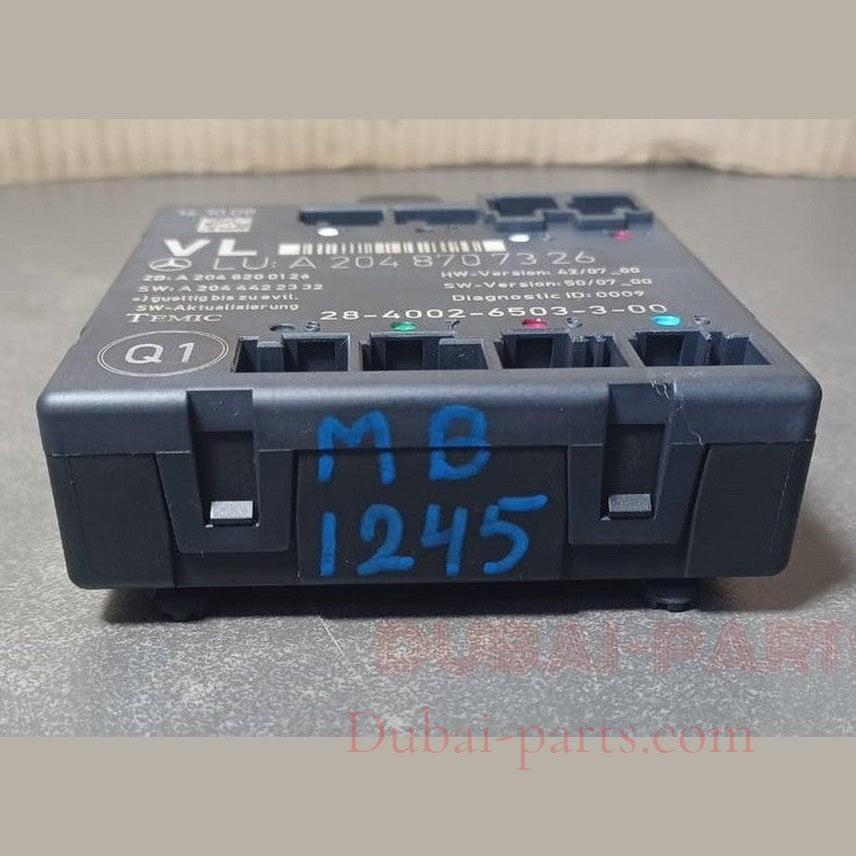 08-15 Mercedes W204 C-Class Front Left Door Control Module A204 8707326 OEM