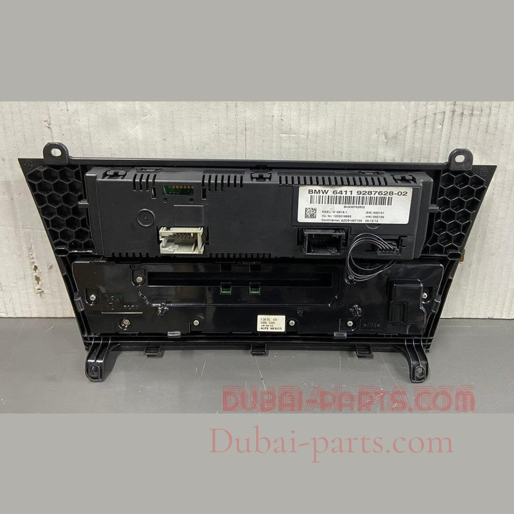 BMW F25 X3 Climate Control Panel A/C Automatic Air Conditioner Module 9287628 OEM
