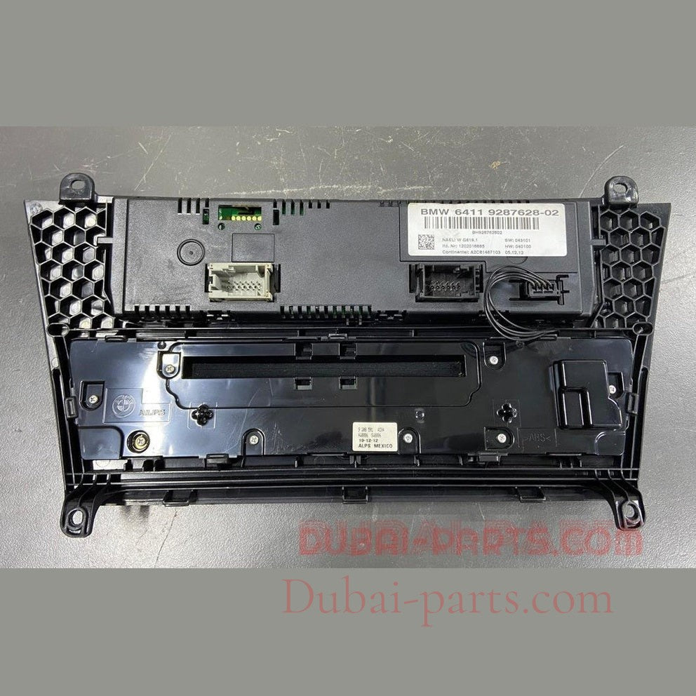 BMW F25 X3 Climate Control Panel A/C Automatic Air Conditioner Module 9287628 OEM