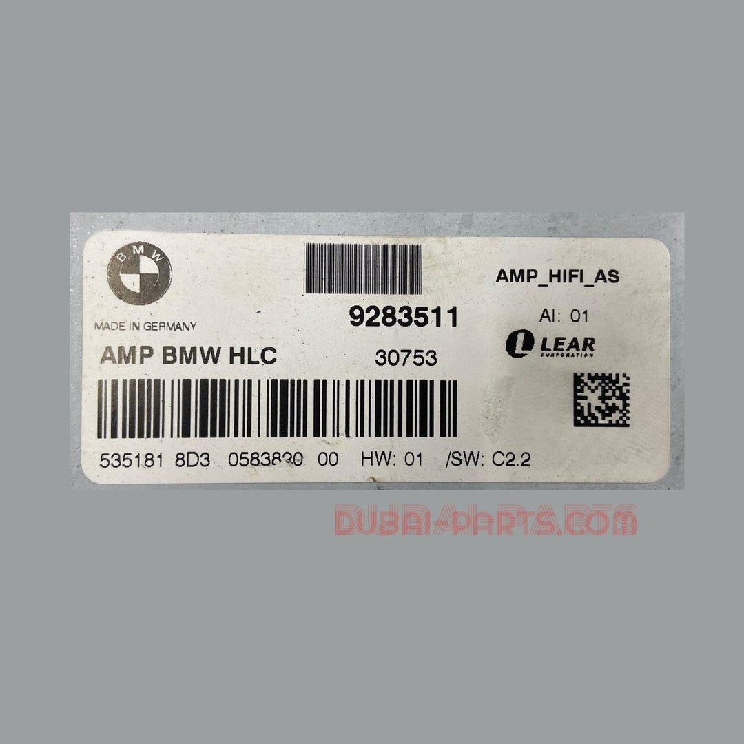 2012-2015 BMW F30 328I 335I HIFI RADIO AUDIO AMP AMPLIFIER UNIT 9283511 OEM