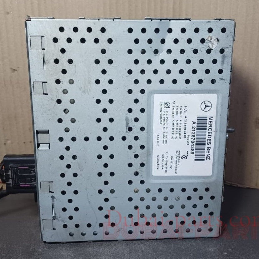 جهاز تحكم رقمي أصلي من مرسيدس-بنز W212 للتحكم في الراديو والتلفزيون، رقم القطعة A212 8704389، أصلي من الشركة المصنعة.