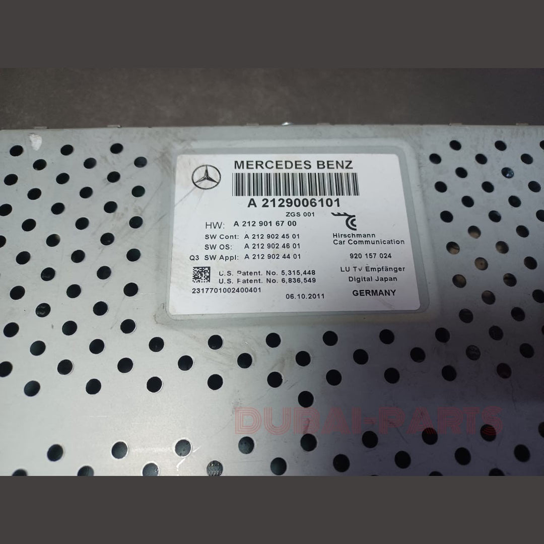 Mercedes-Benz W212 AMG E63 Multimedia Digital Radio Control TV Tuner A212 9006101 OEM