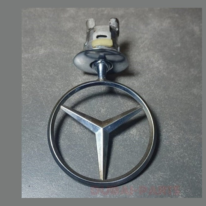 Front Hood Ornament Mounted Star Emblem Fit For Mercedes Benz C E S AMG Silver