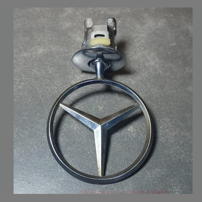Front Hood Ornament Mounted Star Emblem Fit For Mercedes Benz C E S AMG Silver