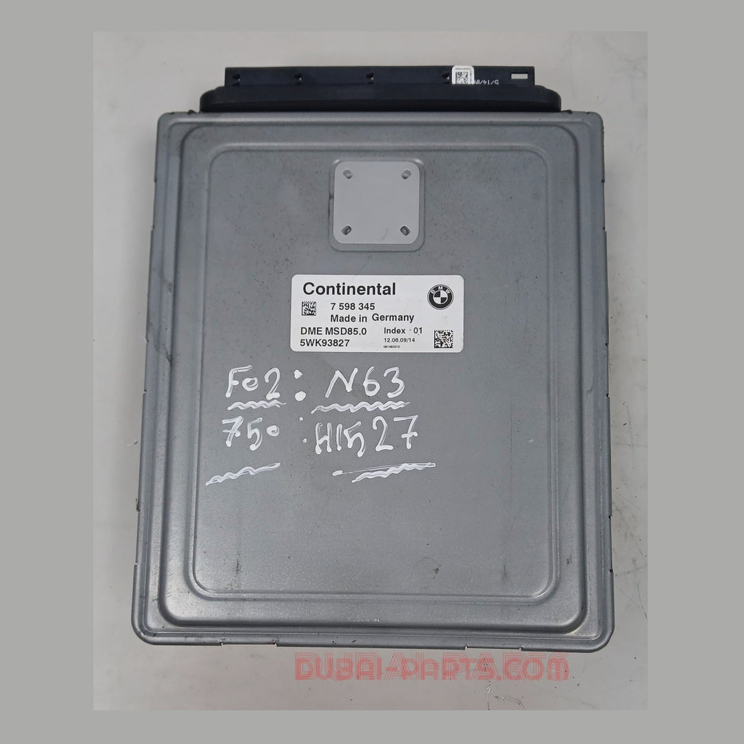 BMW 750Li N63 DME MSD85.0 ENGINE CONTROL UNIT ECU MODULE ECM 7598345