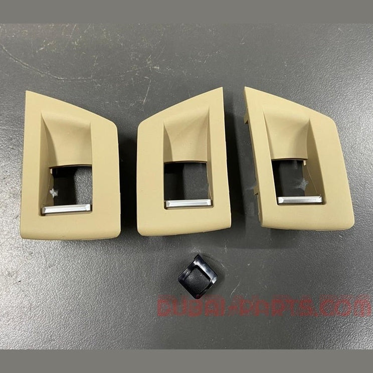 BMW F10 F11 Door Inner Handle Set 5 PC Beige Color Aftermarket New Product