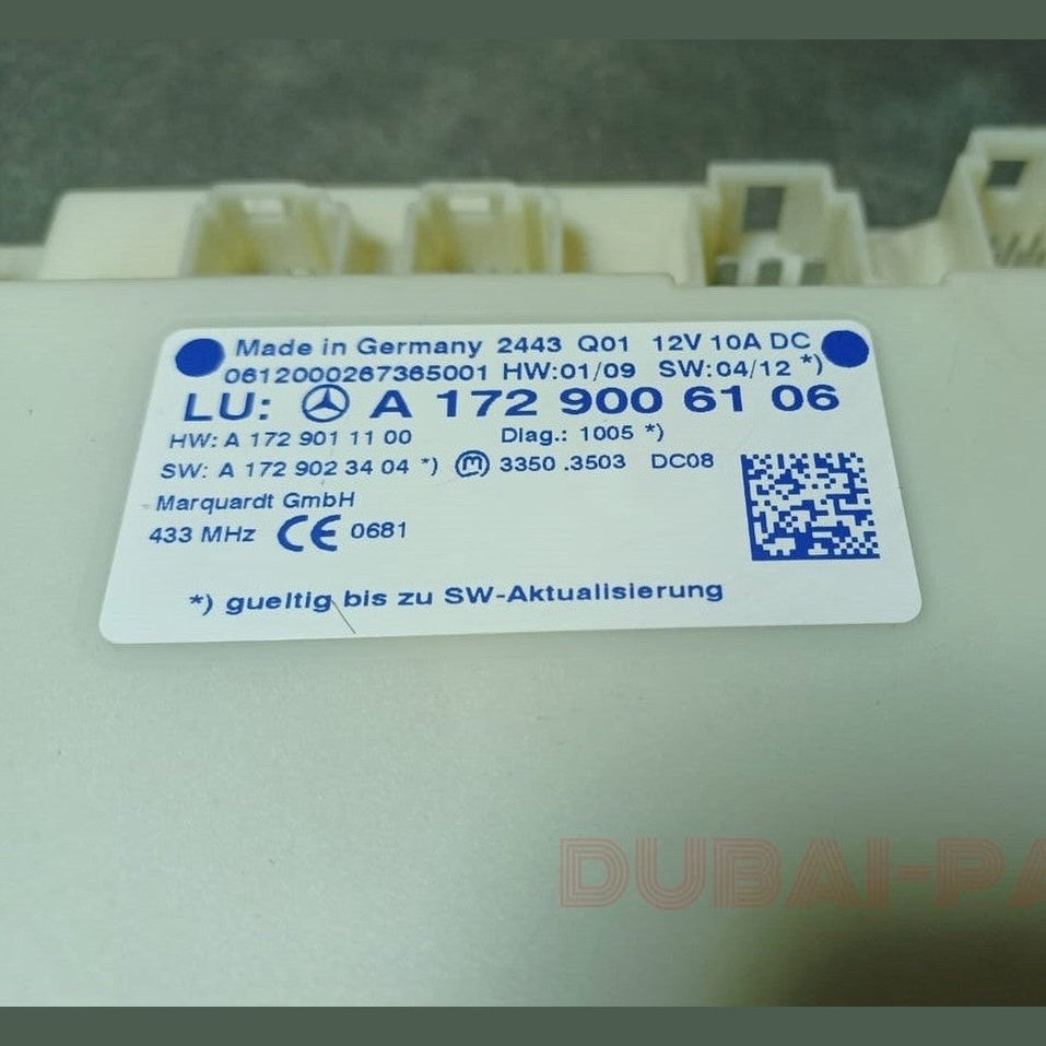 Mercedes-Benz C350 W204 Keyless Go Ignition Control Module Unit A172 9006106 OEM
