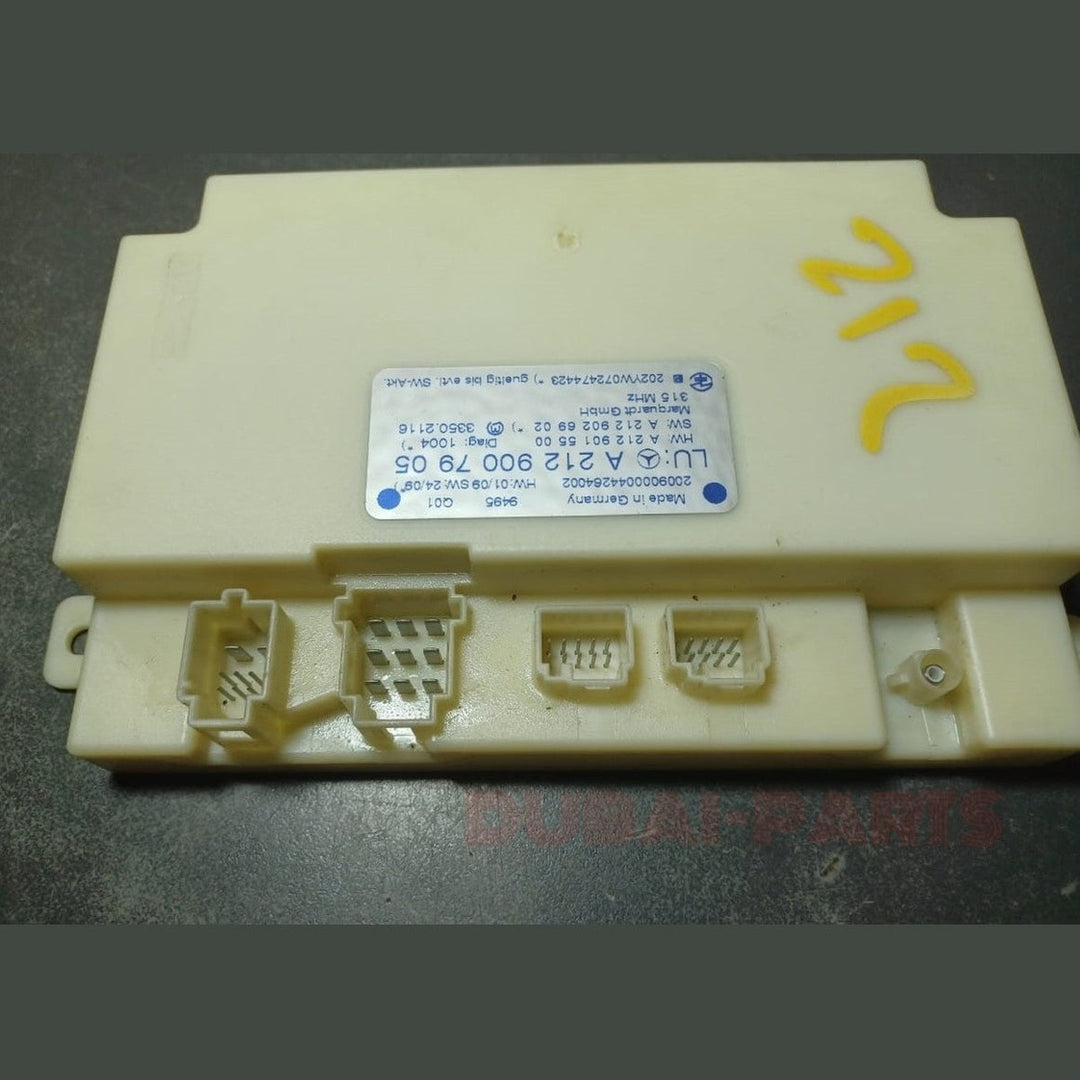 Mercedes-Benz E350 W212 Keyless Go Ignition Control Module Unit A212 9007905 OEM