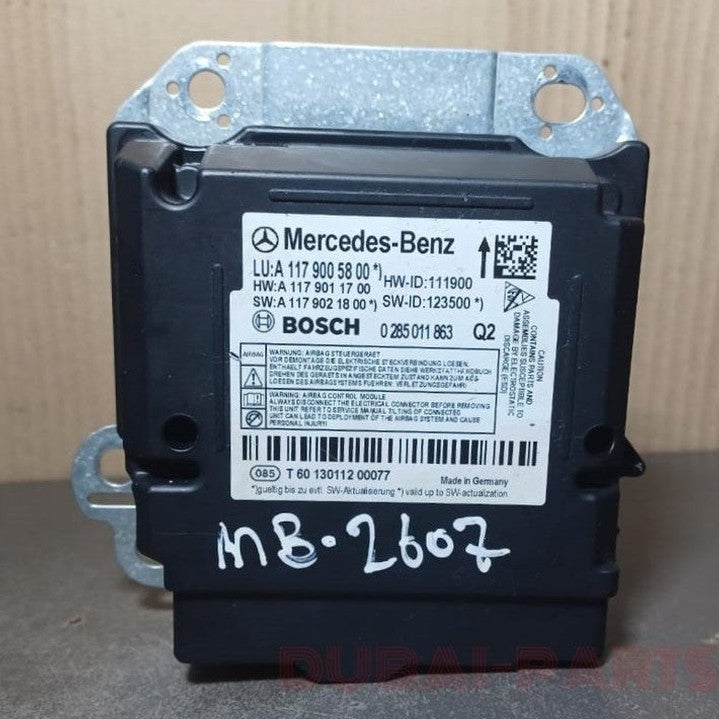 Mercedes-Benz CLA W246 Air SRS bag Control Module A117 9005800 OEM
