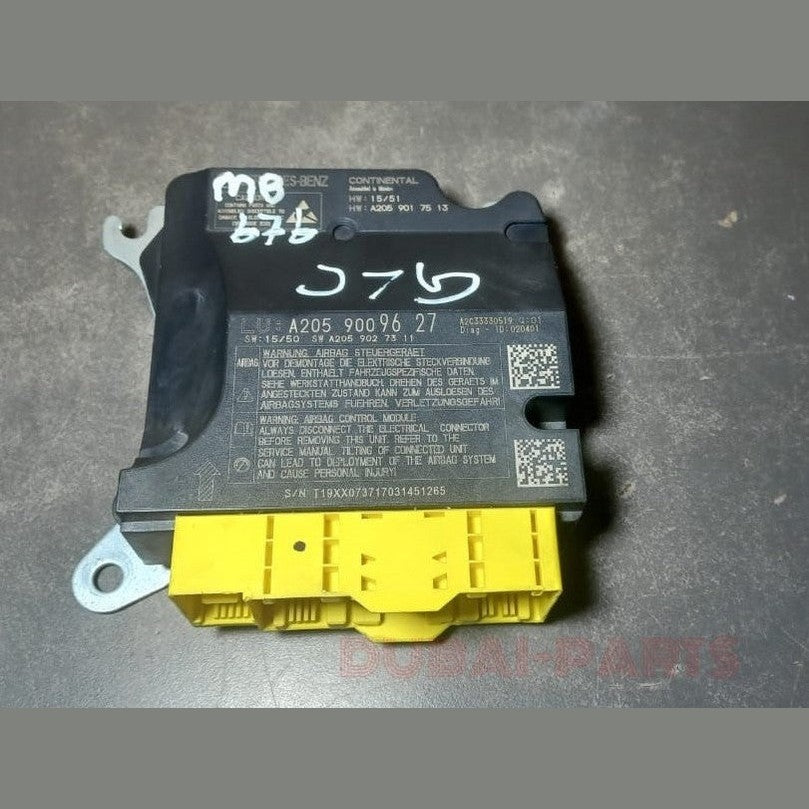 2014-2020 Mercedes-Benz C-Class W205 Air SRS bag Control Module A205 9009627 OEM