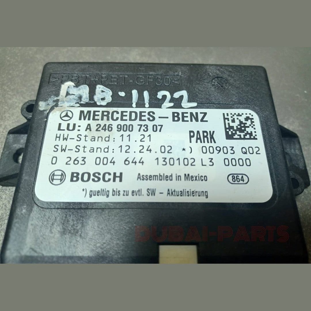 MERCEDES-BENZ B-CLASS W246 2014 PDC PARKING DISTANCE CONTROL MODULE ECU A246 9007307 OEM
