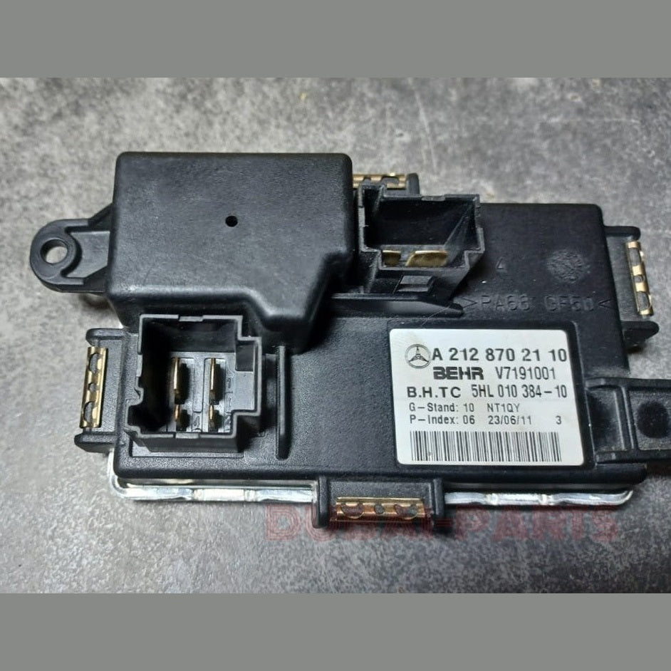 Mercedes-Benz W204 C250 SL400 GLK350 AC A/C Heater Fan Blower Motor Resistor Module A212 870 21 10 OEM