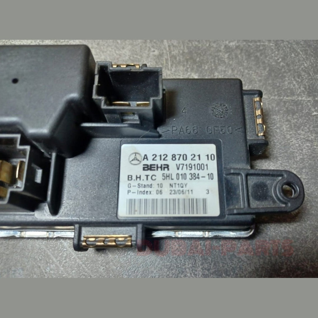 Mercedes-Benz W204 C250 SL400 GLK350 AC A/C Heater Fan Blower Motor Resistor Module A212 870 21 10 OEM
