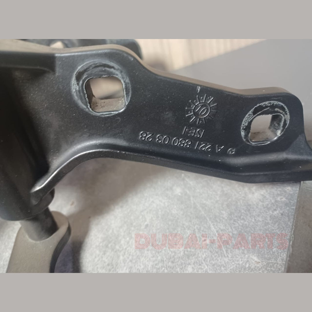 2007-2013 MERCEDES-BENZ S-CLASS W221 DRIVER/PASSENGER LEFT/RIGHT HOOD HINGE BRACKET BROWN SET