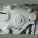 Load image into Gallery viewer, 2015-2020 MERCEDES-BENZ C-CLASS W205 DRIVER/PASSENGER LEFT/RIGHT HOOD HINGE BRACKET WHITE SET