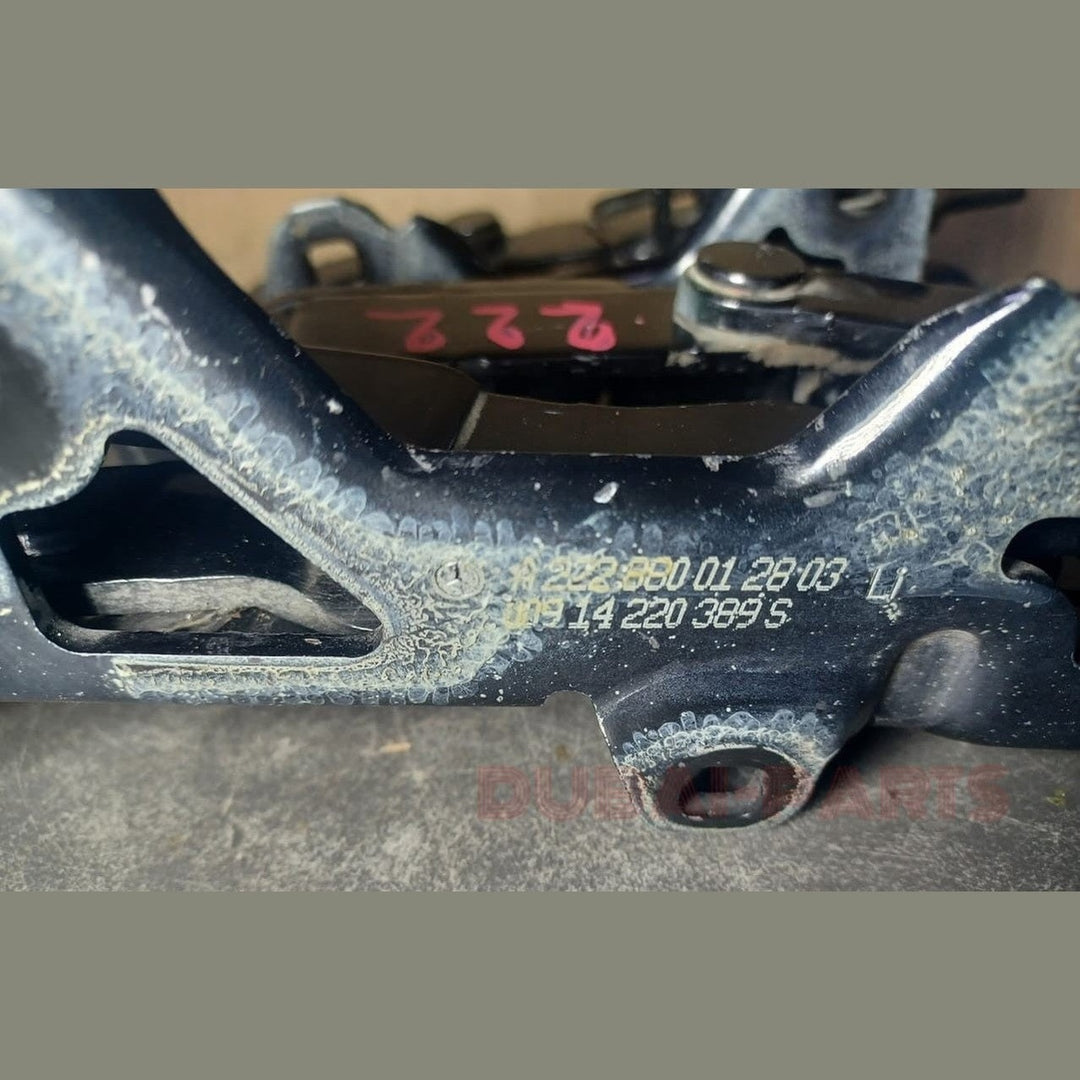 2014-2020 MERCEDES-BENZ S-CLASS FRONT RIGHT & LEFT HOOD HINGE BRACKET SET