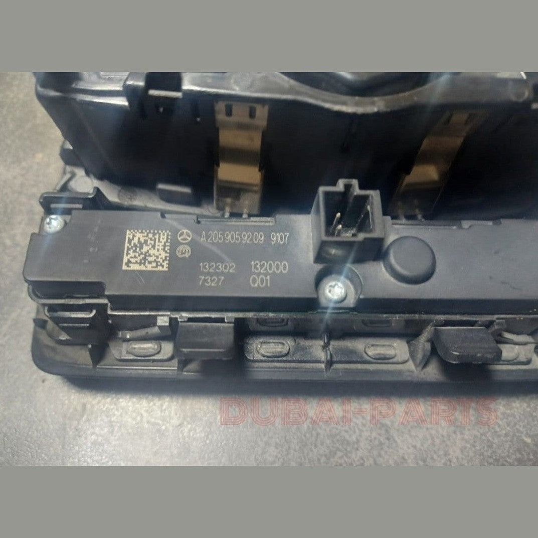 2015–2020 Mercedes-Benz C-Klasse W205 C300 Lichtschalter Schwarz A205 9051810 OEM