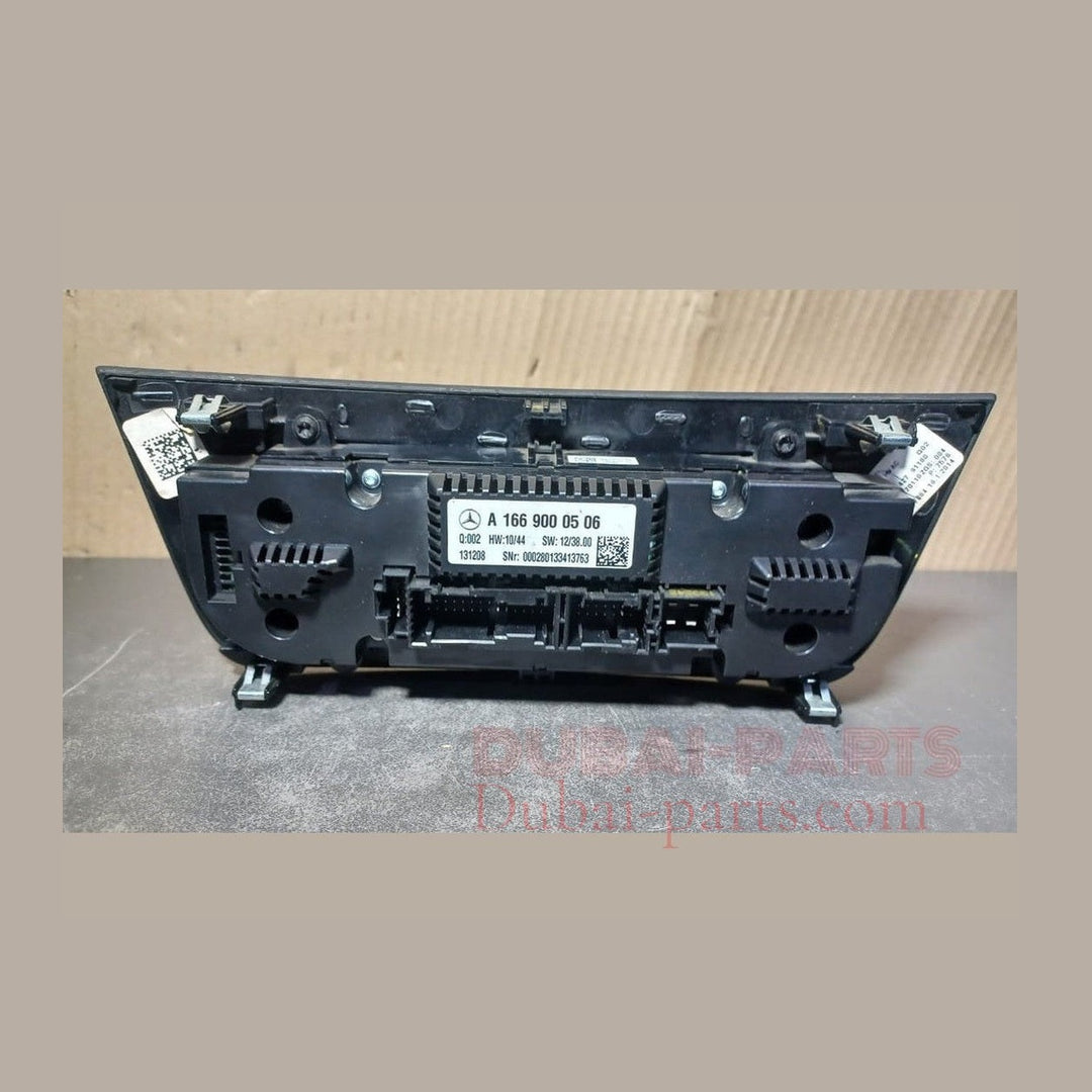 2014-2016 MERCEDES-BENZ W166 GL550 FRONT Heizung/Klimaanlage/Temperaturregler A166 9000506