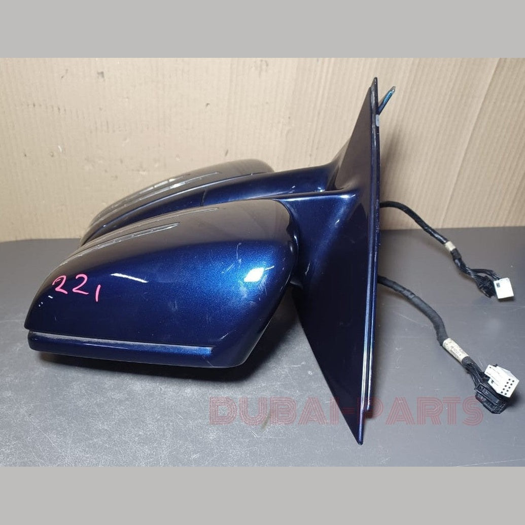 2007-2009 Mercedes-Benz S-Class W221 S550 Right \ Left Side Rear View Mirror Set Foldable With Signal Light