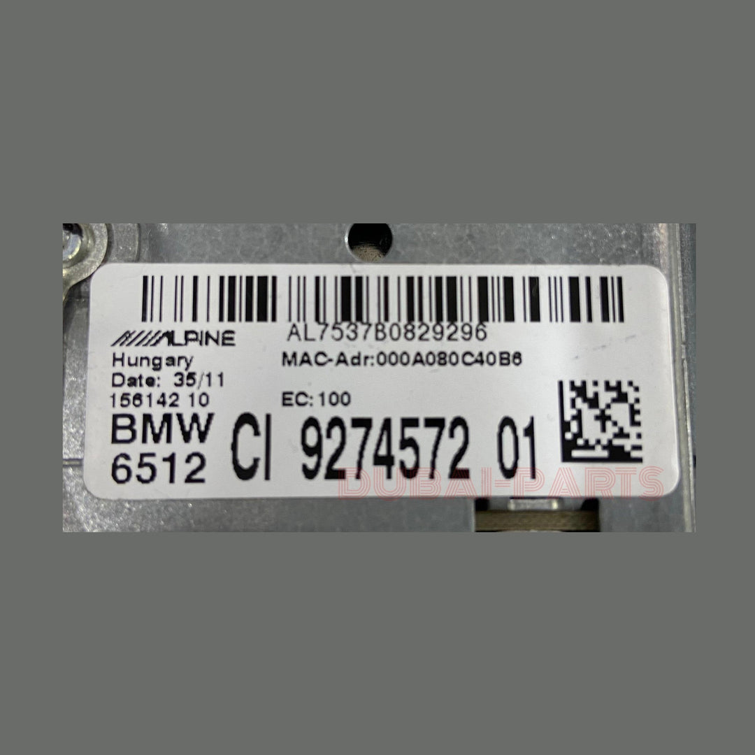 2011-2012 BMW F10 F11 AM FM CD PLAYER RECEIVER UNIT CONTROL MODULE 9274572 OEM USED