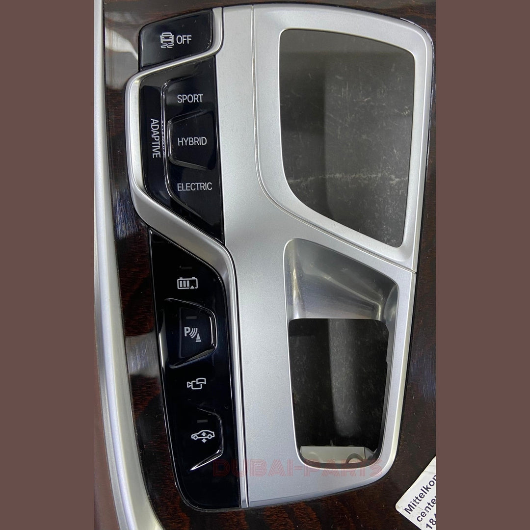 OEM 2016-2021 BMW 750I G12 FRONT CONSOLE PARK ASSIST AUTO HOLD SWITCH PANEL 9321365 USED ITEM