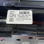 Load image into Gallery viewer, OEM 2016-2021 BMW 750I G12 FRONT CONSOLE PARK ASSIST AUTO HOLD SWITCH PANEL 9321365 USED ITEM