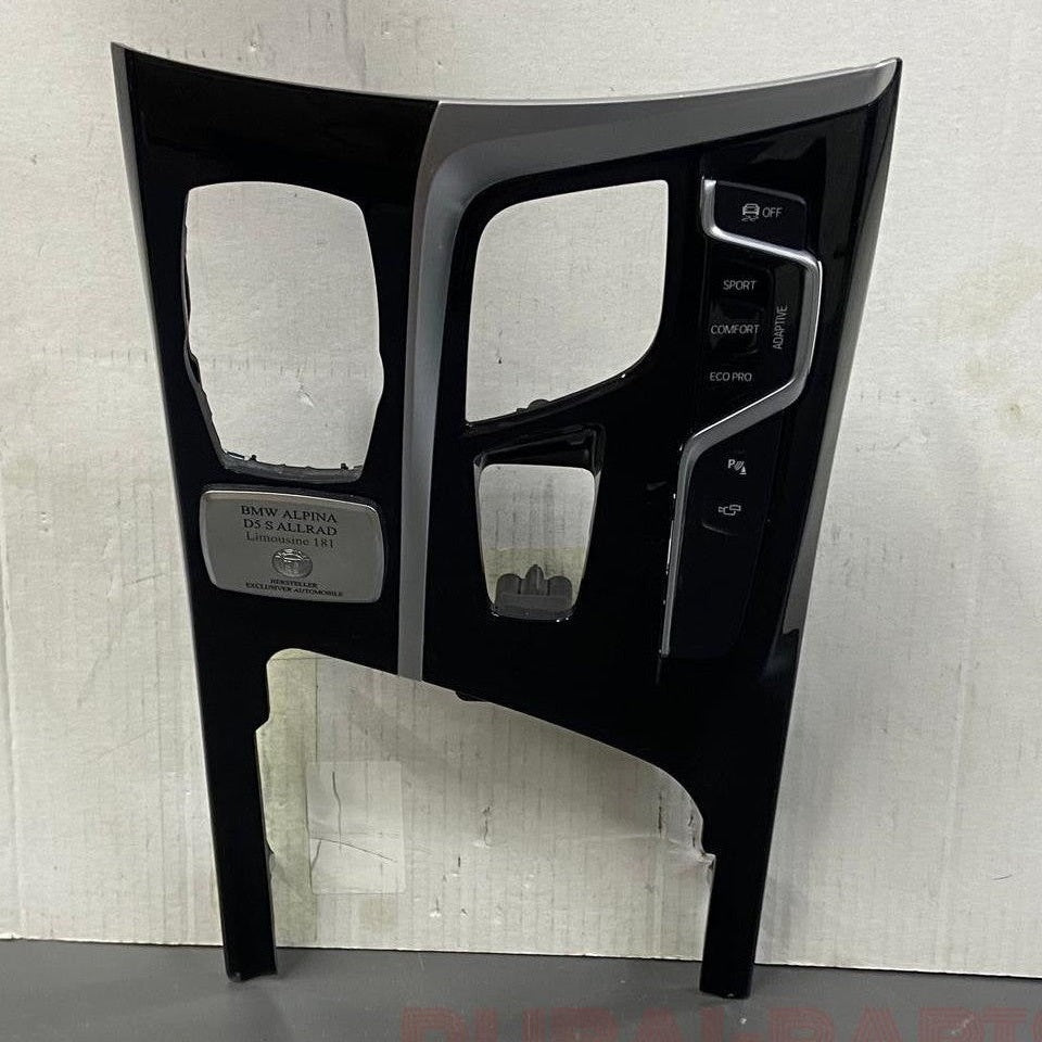 OEM BMW 5 SER G30 G31 G32 INTERIOR CENTRE CONSOLE TRIM PIANO BLACK RHD 8071621 USED ITEM