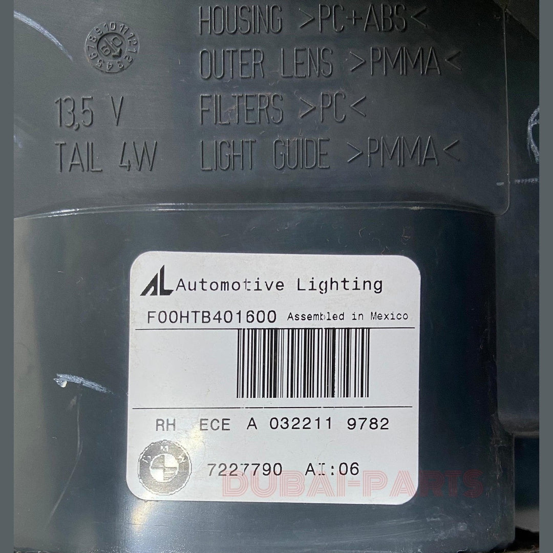 OEM BMW X5 E70 Xdrive30d M Sport 2012 Rear Tail Light Right Side 7227790 USED ITEM