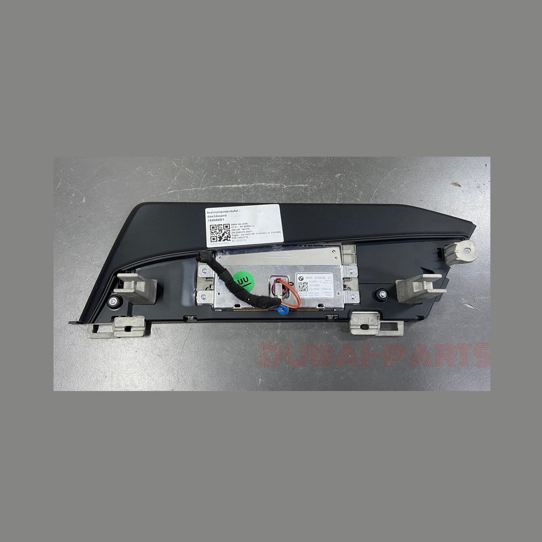 شاشة عرض معلومات الوسائط والملاحة الأصلية لسيارات BMW X5 G05 و X6 G06 40i موديل 2020، رقم القطعة 8736093، مستعملة