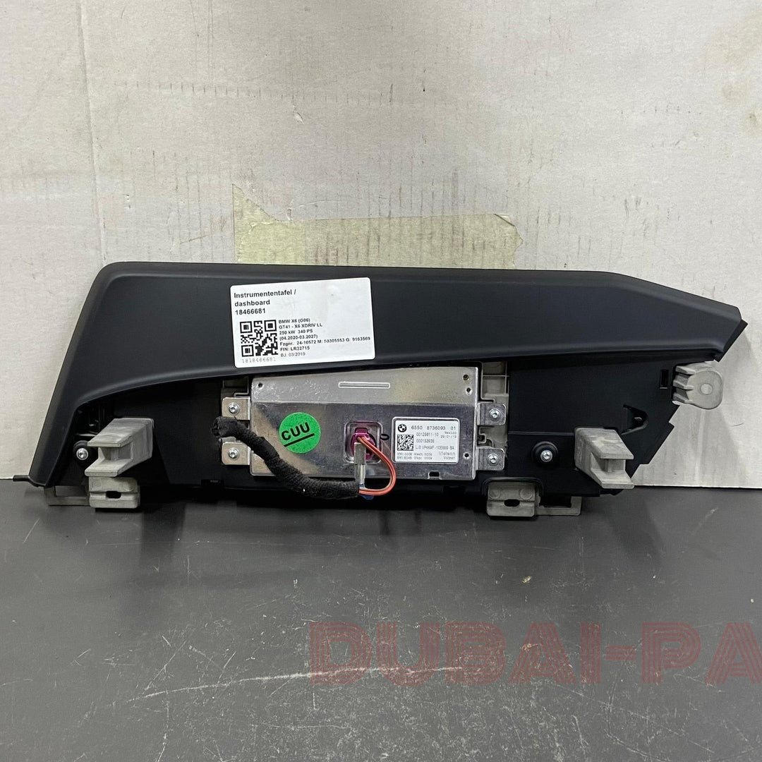 شاشة عرض معلومات الوسائط والملاحة الأصلية لسيارات BMW X5 G05 و X6 G06 40i موديل 2020، رقم القطعة 8736093، مستعملة
