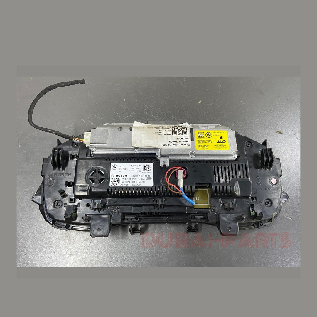 OEM BMW G20 G21 G30 G31 G01 G06 INSTRUMENT CLUSTER SPEEDOMETER LIVE COCKPIT HUD 9437306 USED ITEM