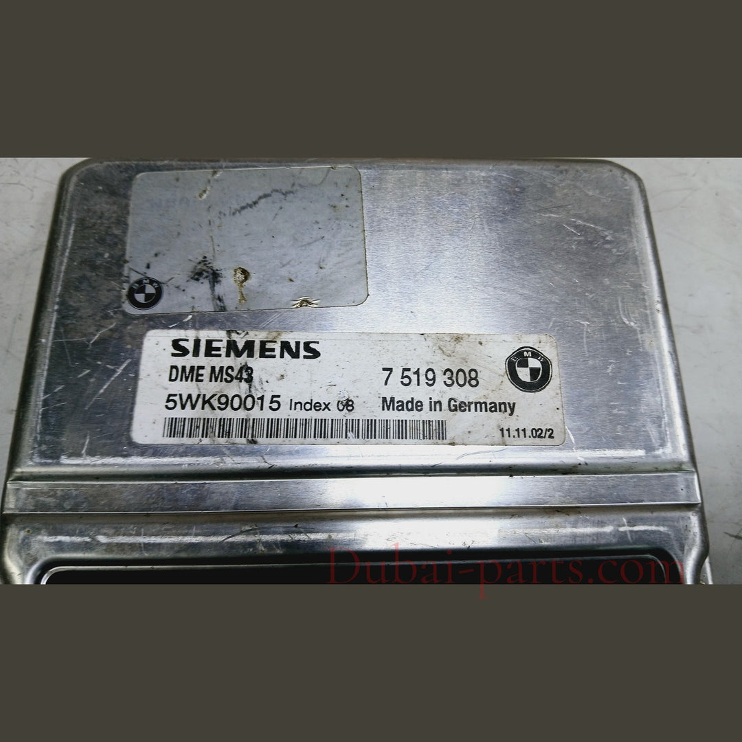 BMW 5er E39 Z3 E36 M54 Motorsteuergerät (ECU) DME MS43 7519308