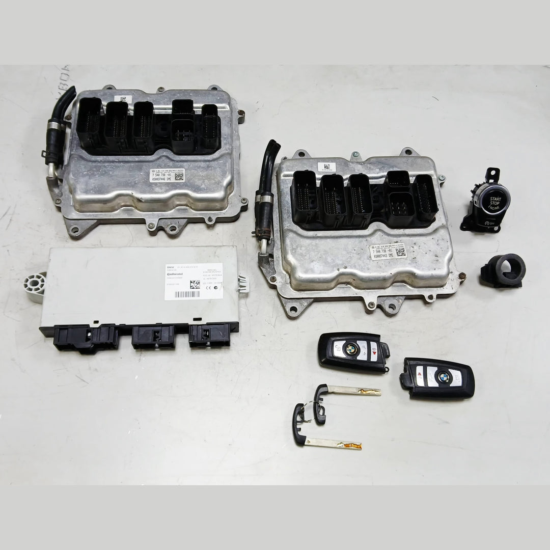 BMW 550iX N63N F10 LCI 2016 ENGINE CONTROL UNIT ECU SET DME 7540738