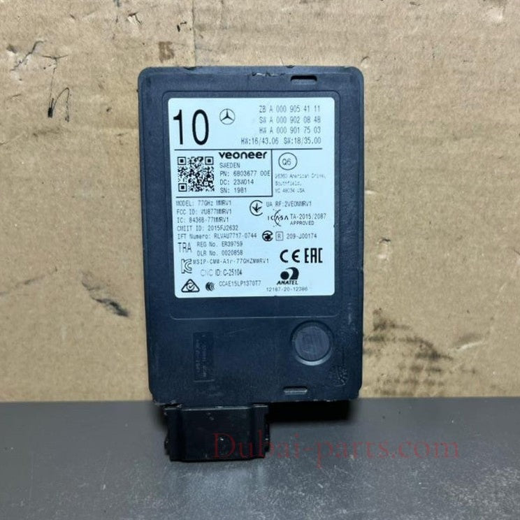Mercedes W205 W213 Bumper Blind Spot Radar Distance Sensor Module A000 9054111 OEM