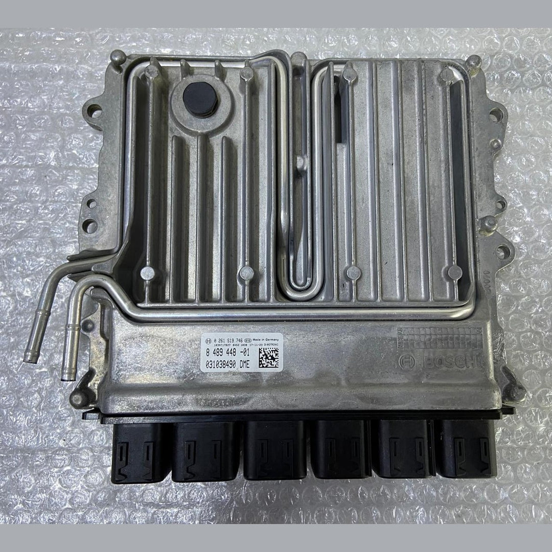 OEM BMW N74 G12 ENGINE CONTROL UNIT DOUBLE ECU SET DME 8489448 BOSCH