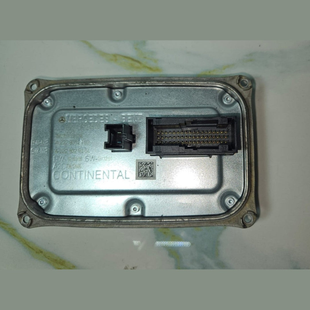 15-20 Mercedes W222 S-Class S400 S550 Headlight Ballast Control Module A222 9004505 OEM