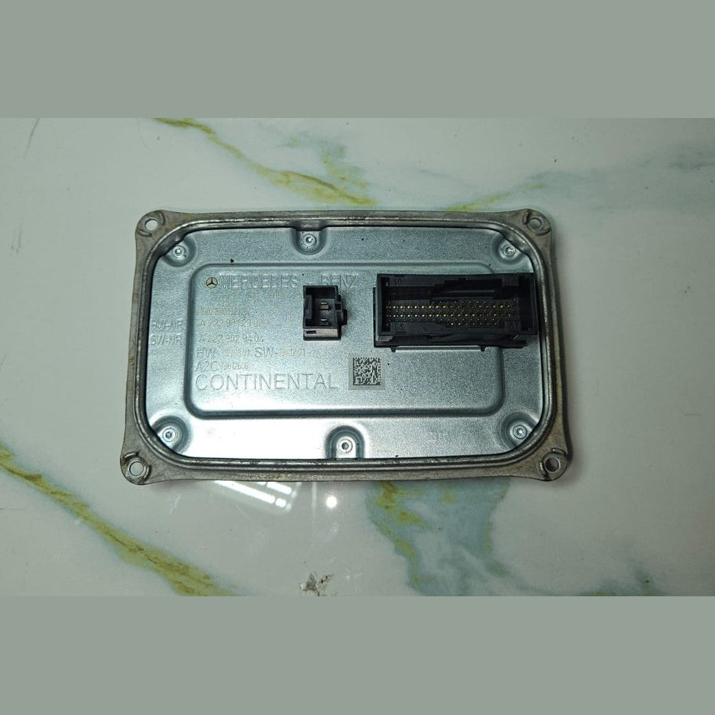 15-20 Mercedes W222 S-Class S400 S550 Headlight Ballast Control Module A222 9004505 OEM