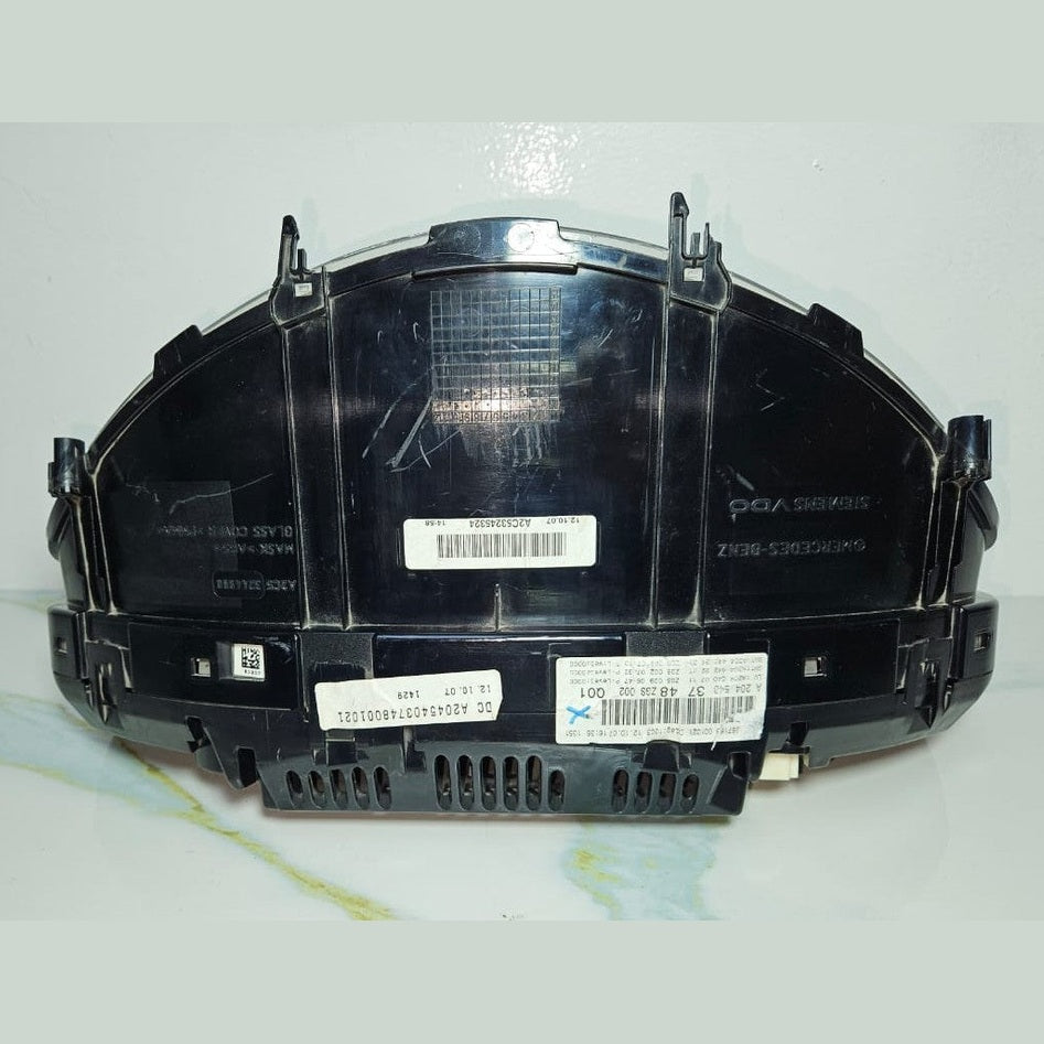 08-12 Mercedes-Benz W204 C-Class Instrument Cluster Speedometer A204 5403748 OEM
