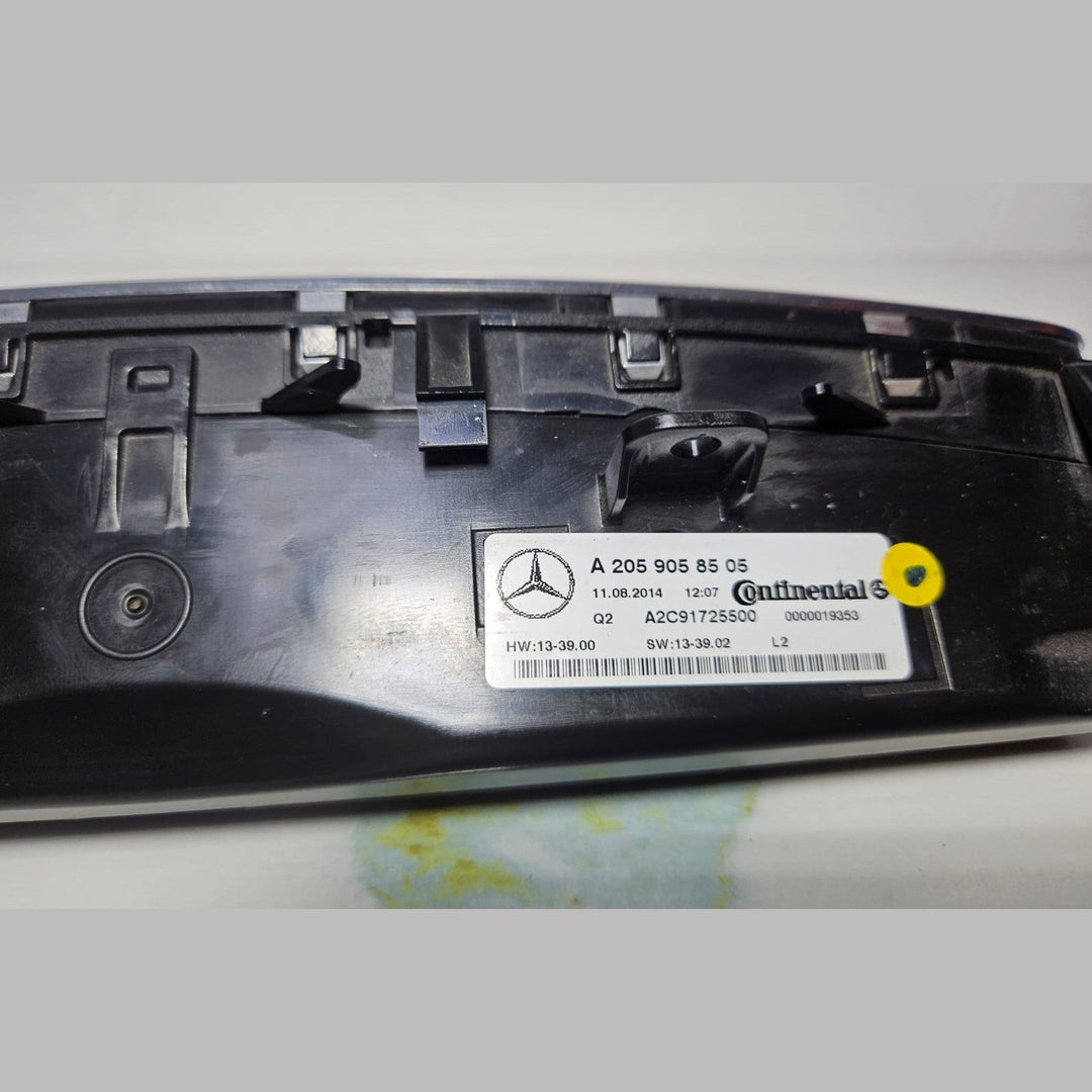 14–18 Mercedes Benz W205 C-Class AC Heater Climate Control Switch A205 9058505