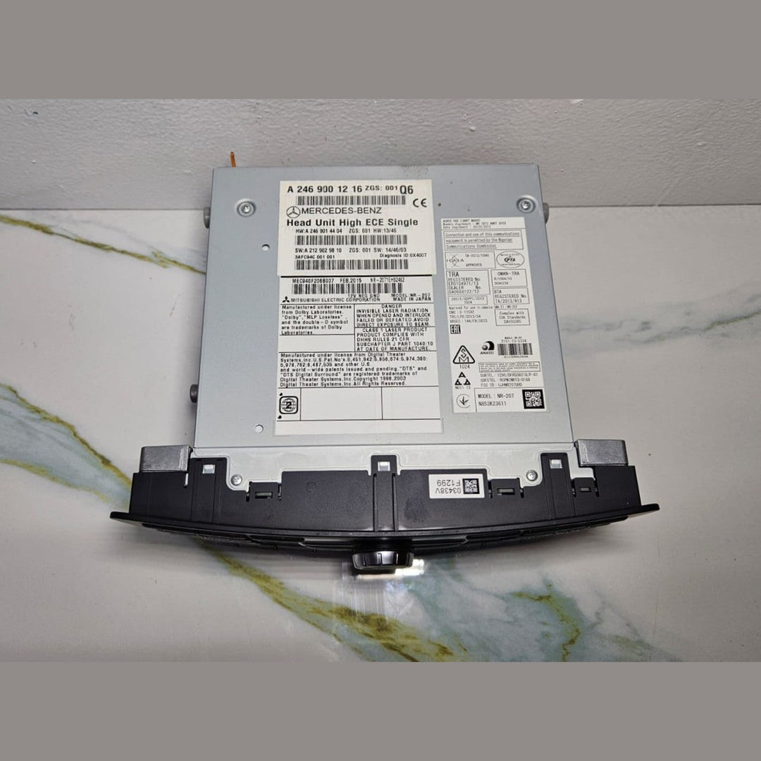 13–16 Mercedes W246 B-Class Radio Audio Head Unit CD Player A246 9001216 OEM
