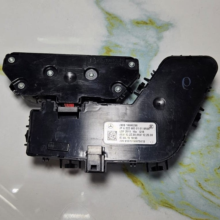 Mercedes W222 S-Class Left Side Seat Control Switch Module A222 9050101 OEM