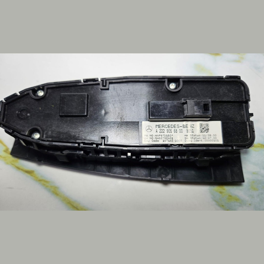 Mercedes W222 S-Class Left Driver Master Window Switch Control A222 9056800 OEM