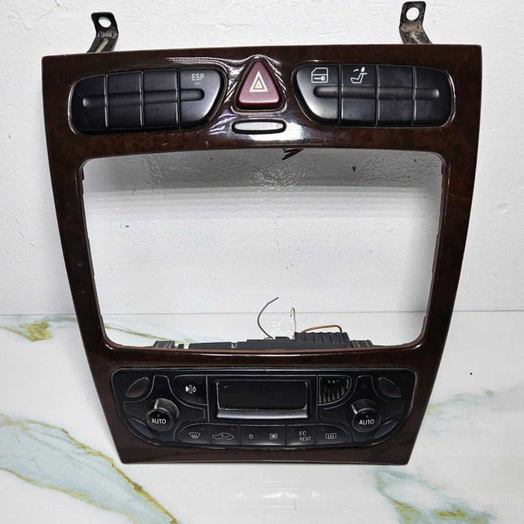 Mercedes W203 C-Class Heater Climate Control Switch Trim Panel A203 8300985 OEM