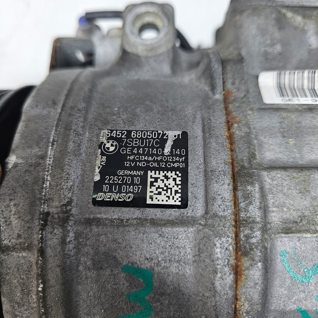 2016-2018 BMW F87 M3 Ac Compressor 6805072 OEM