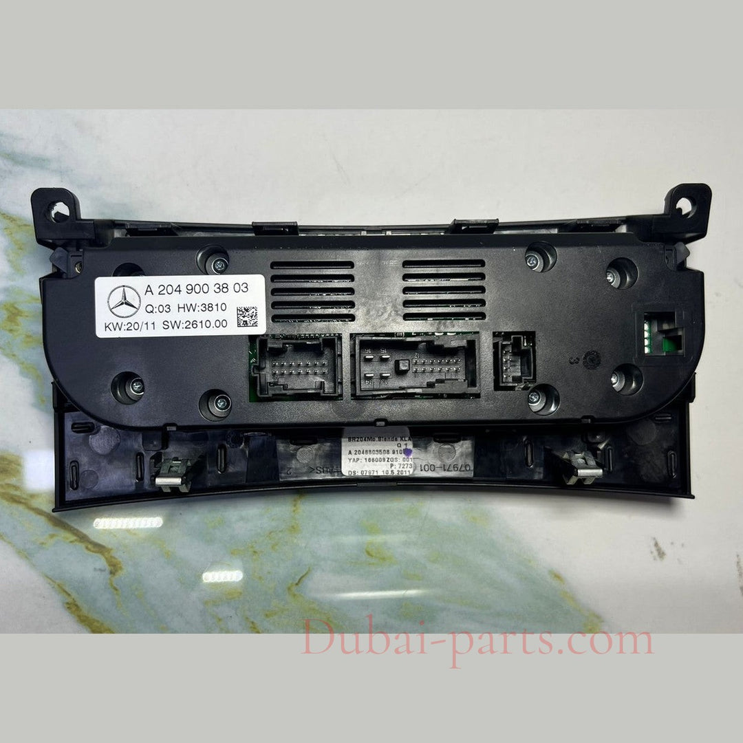 10-14 Mercedes W204 C-Class AC Climate Heater Control Panel Switch A204 9003803