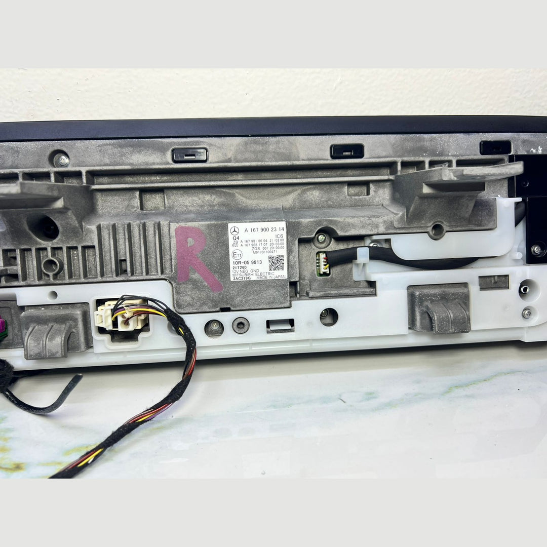 Mercedes W167 Digital Speedometer Instrument Cluster Display Screen A167 9002314 RHD