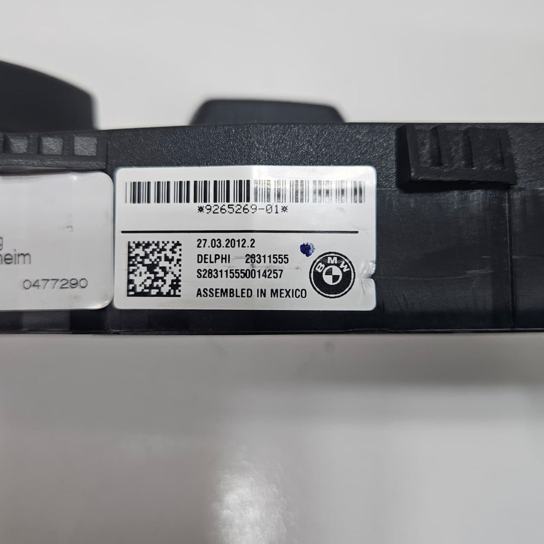 2010-2017 BMW 5 Series F10 F11 F07 Front Seat Adjustment Control Switch 9265269