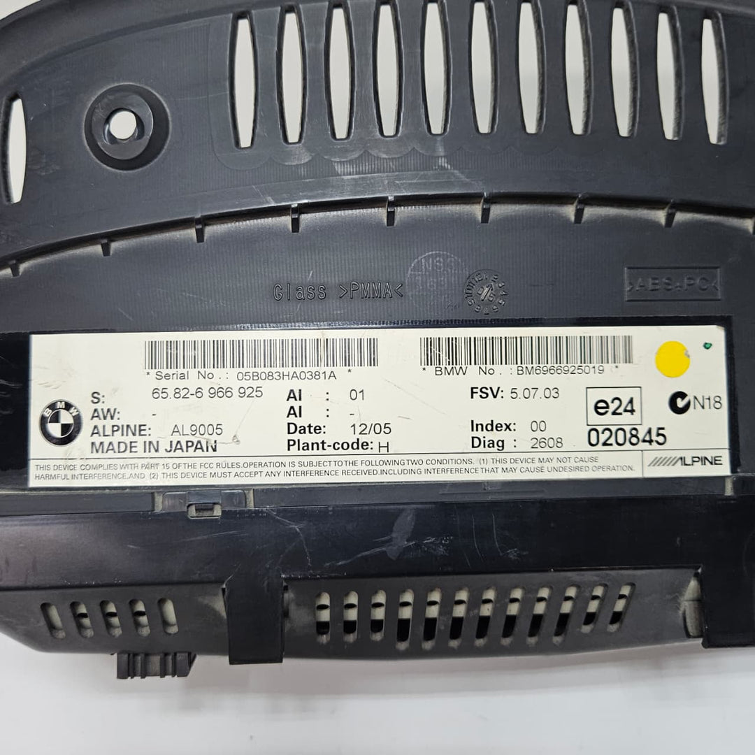 2004-2011 BMW 3 Series E90, E91, 325i Navigation Screen Display Monitor 6966925